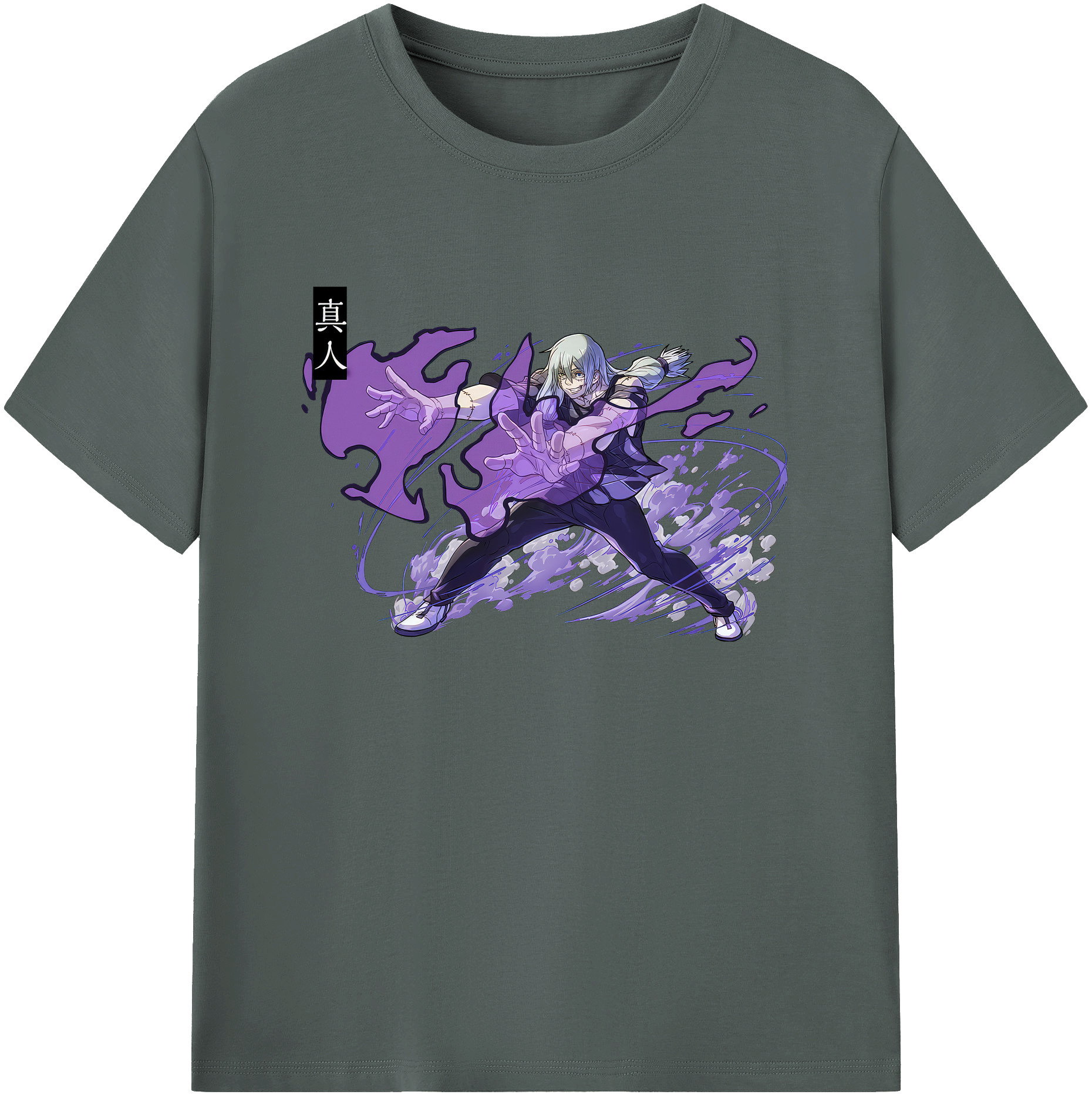 （画像用） 呪術廻戦 Jujutsu Kaisen 綿100％ メンズ半袖Tシャツ｜肌触りやわらか＆通気性